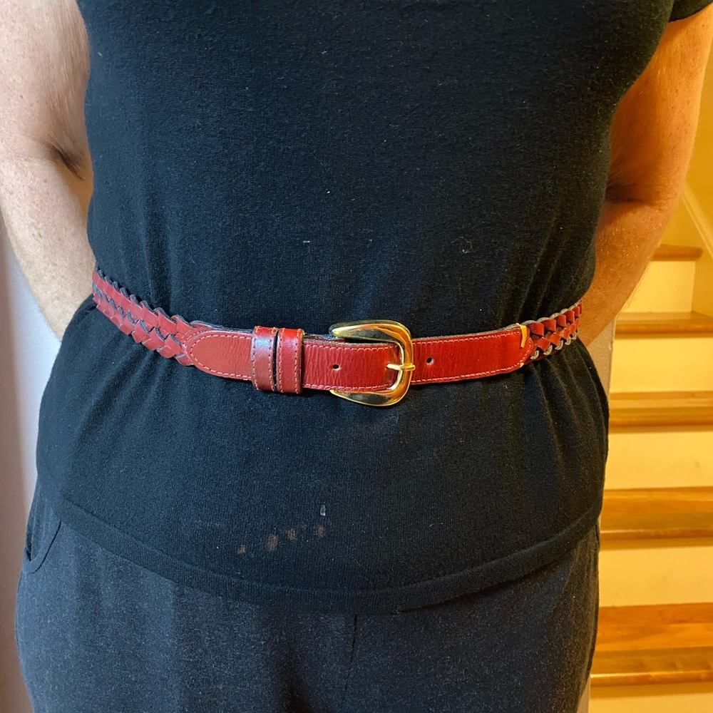 Red Talbots Woven Belt